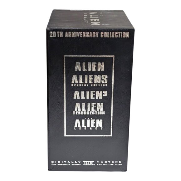 The Alien Legacy 20th Anniversary 5 VHS Tapes 1999 Box Set Taped Read Condition - Picture 4 of 6